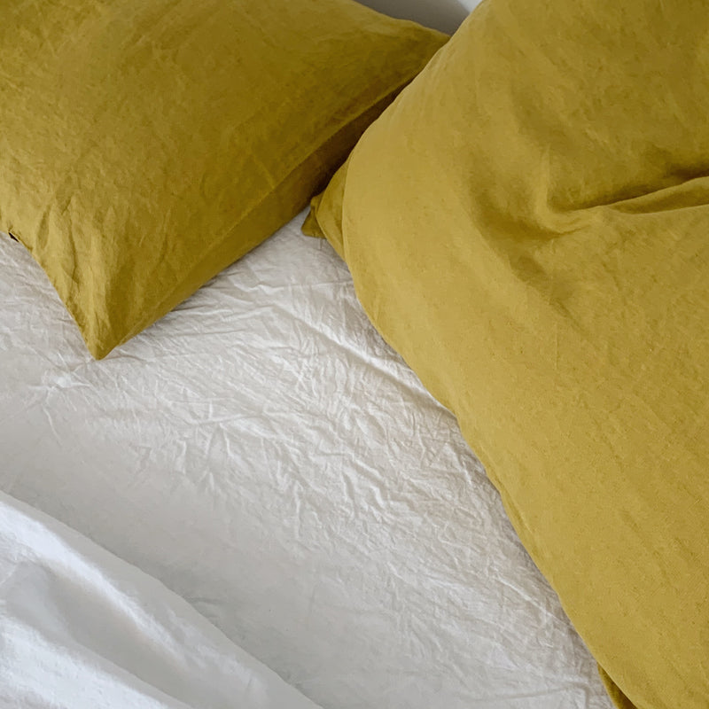 Linen Pillowslip Set - Pollen