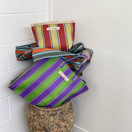 Bengali Bag | striped beach and market bag | dosombre.com
