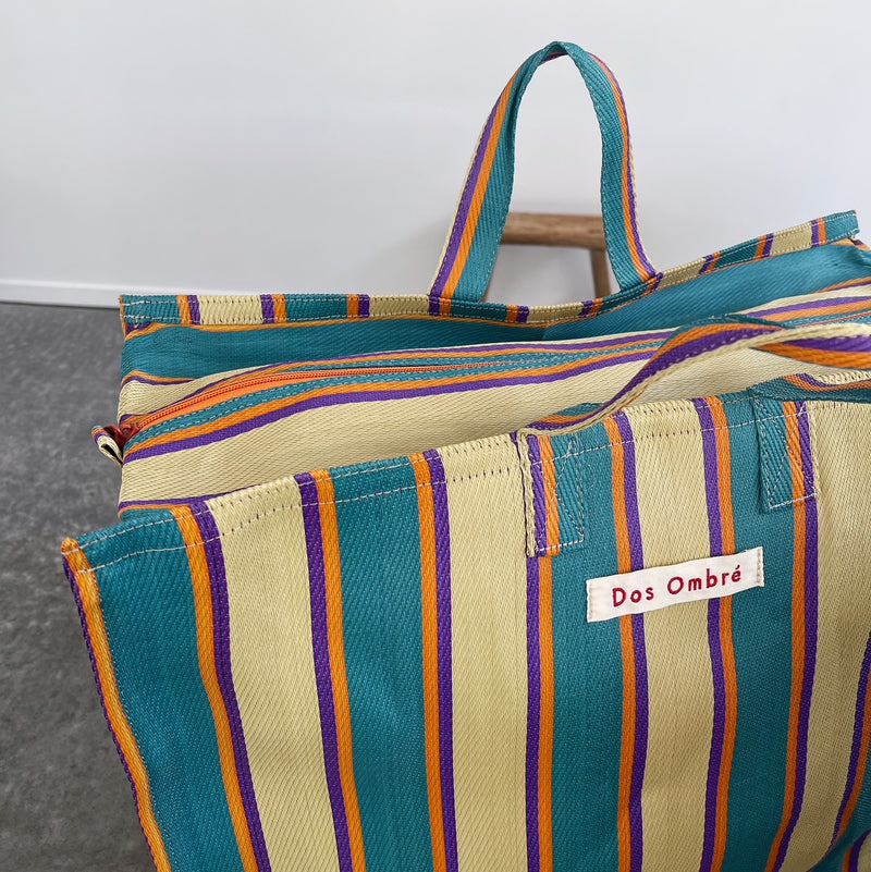 dosombre.com | Striped Bengali Beach Bag 