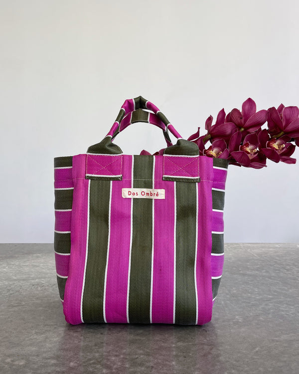Striped Big Bengali Beach Bag dosombre.com 