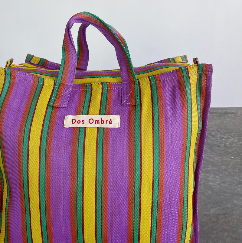 Dos Ombré Striped Bengali Market Bag | dosombre.com 