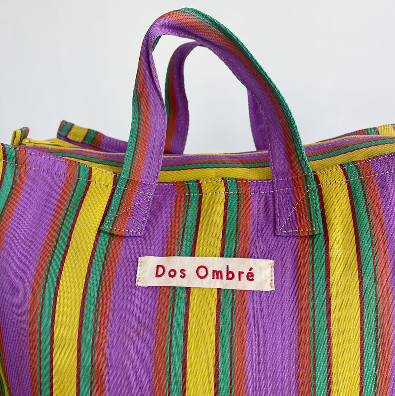 Dos Ombré Striped Bengali Market Bag | dosombre.com 