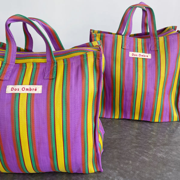 Dos Ombré Striped Bengali Market Bag | dosombre.com 