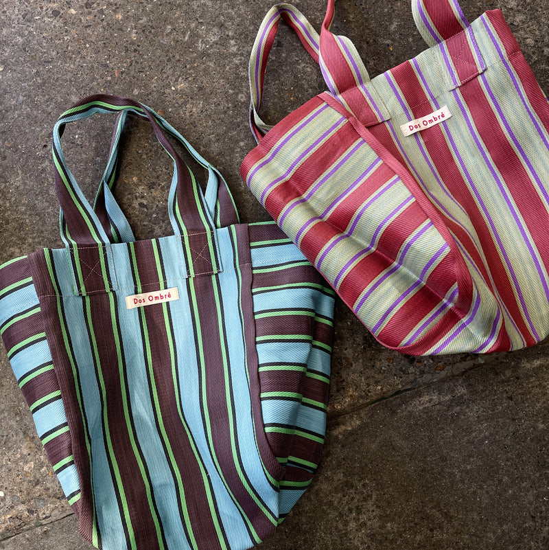 Dos Ombré Striped Bengali Beach Bag | dosombre.com 