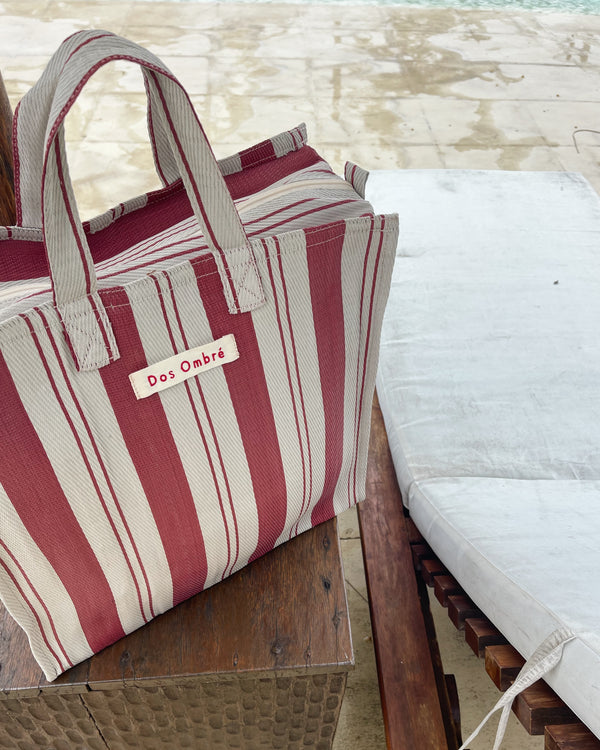 Bengali Striped Beach Bag | dosombre.com 