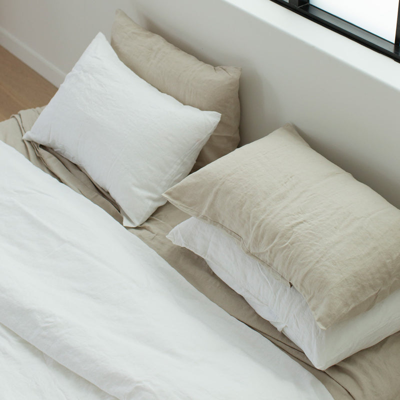 dosombre.com | 100% Linen Pillowslips | Stone