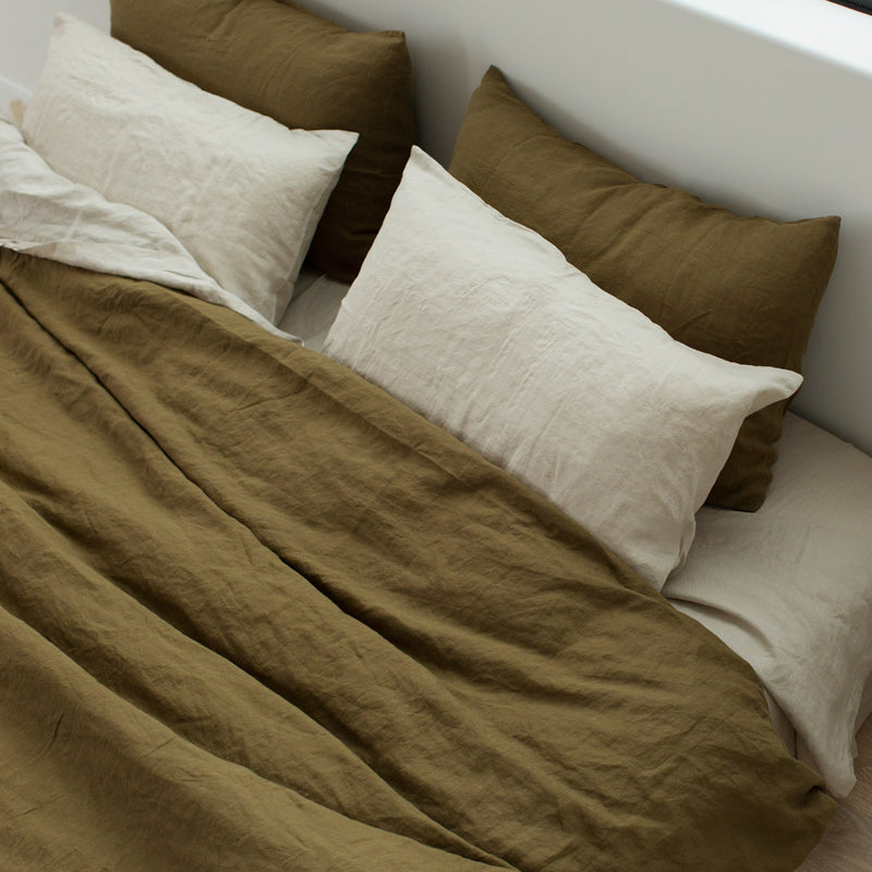 dosombre.com | 100% Linen Pillowslips | Stone