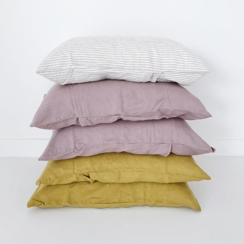 dosombre.com | 100% Linen Pillowslips | Natural Stripe