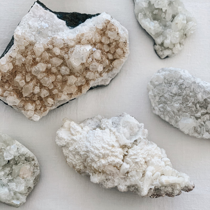dosombre.com | Homwares Home Objects | CRYSTAL CLUSTERS | Apophyllite