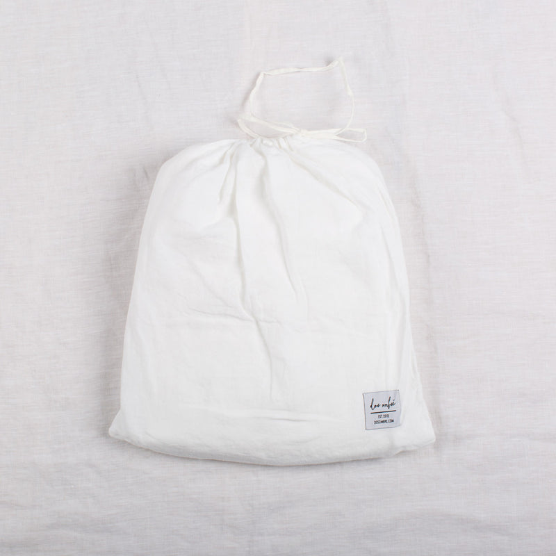 dosombre.com | 100% Linen Sheets | White