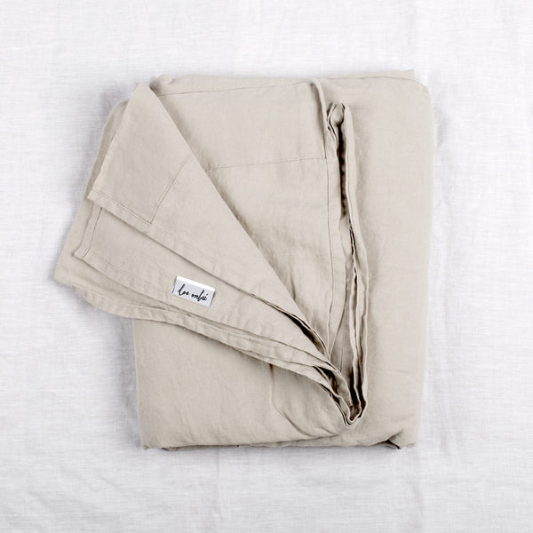 dosombre.com | 100% Linen Sheets | Stone 